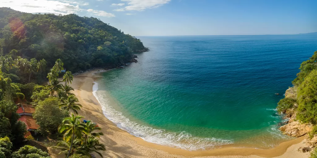 Majahuitas beach in Puerto Vallarta, much nicer than the resort beaches